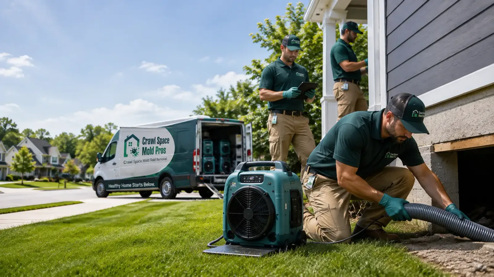 Crawl Space Mold Removal in Revere, MA